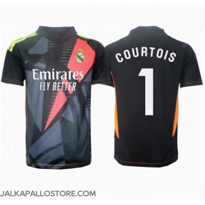 Real Madrid Thibaut Courtois #1 Maalivahti Vieraspaita 2024-25 Lyhythihainen